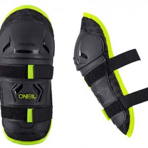 Peewee knie beschermers black yello