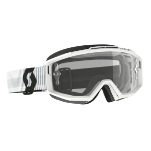 Goggle Split OTG White Clear Works (Speciaal Voor Brildragers)