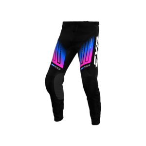 FXR CLUTCH MX BROEK 25 ZWART/BLAUW/ROZE